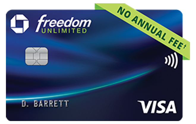 Chase Freedom Unlimited credit card